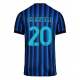 Inter Milan Hakan Calhanoglu #20 Replike Domaci Dres 2025-26 Kratak Rukav